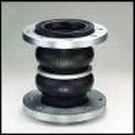 Double sphere rubber joint