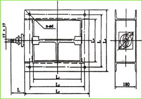 Rectangle ventilation door