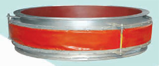 Round fabric expansion joint